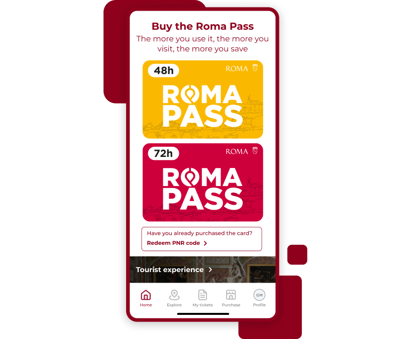 Plus Roma Card Choisissez votre Roma Pass