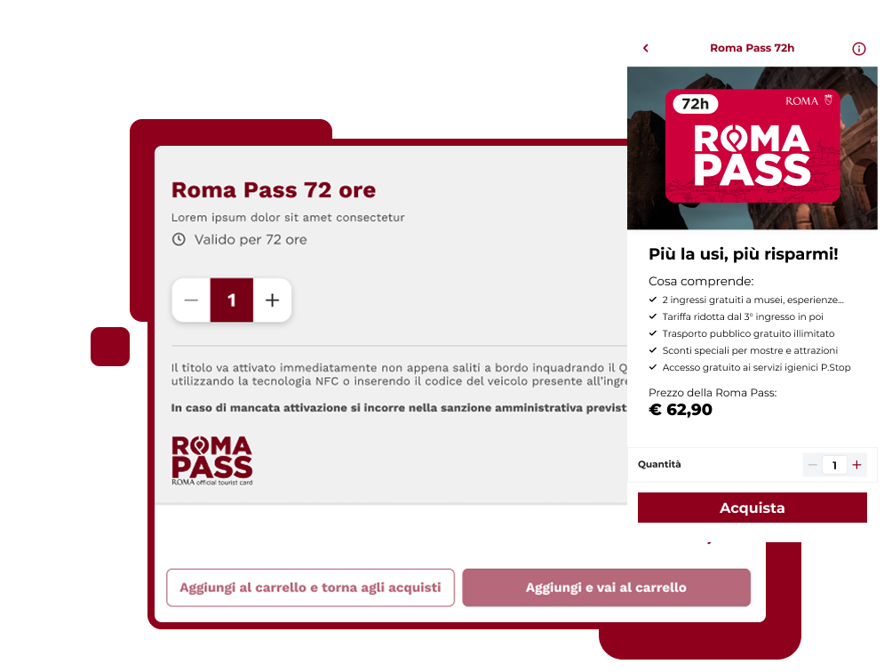 Plus Roma Card Acquista la tua Roma Pass su App o Sito ufficiale