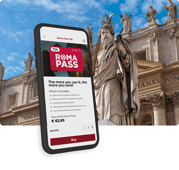 Plus Roma Card Access to more than 100 tourist attractions